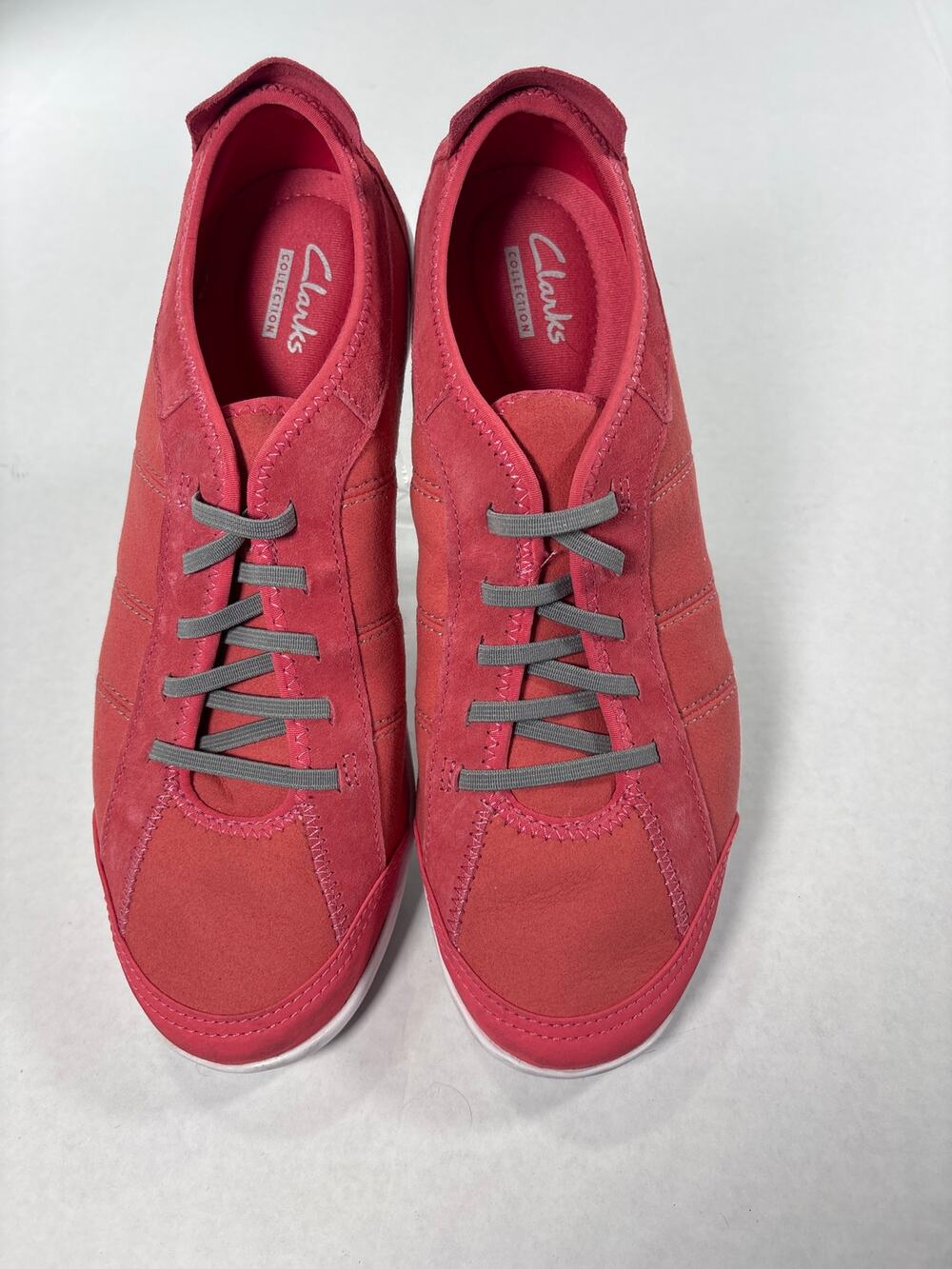 Clarks Coral Nubuck Leather Slip On Sneakers - Women's 8M